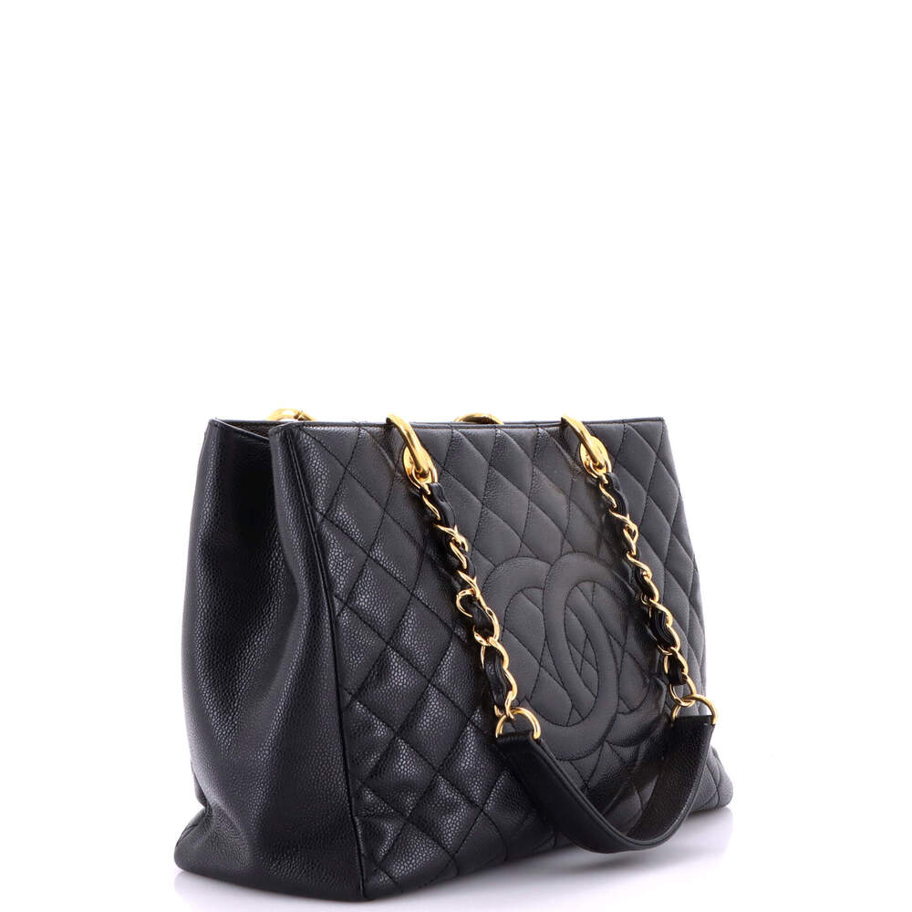 Chanel Grand Shopping Tote Quilted Caviar - Picture 2 of 7